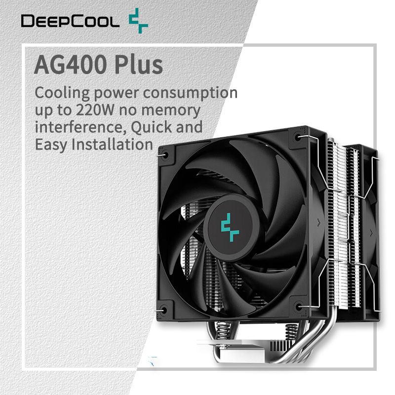Cpu Heatsink - DEEPCOOL AG400 4 أنابيب حرارية مروحة