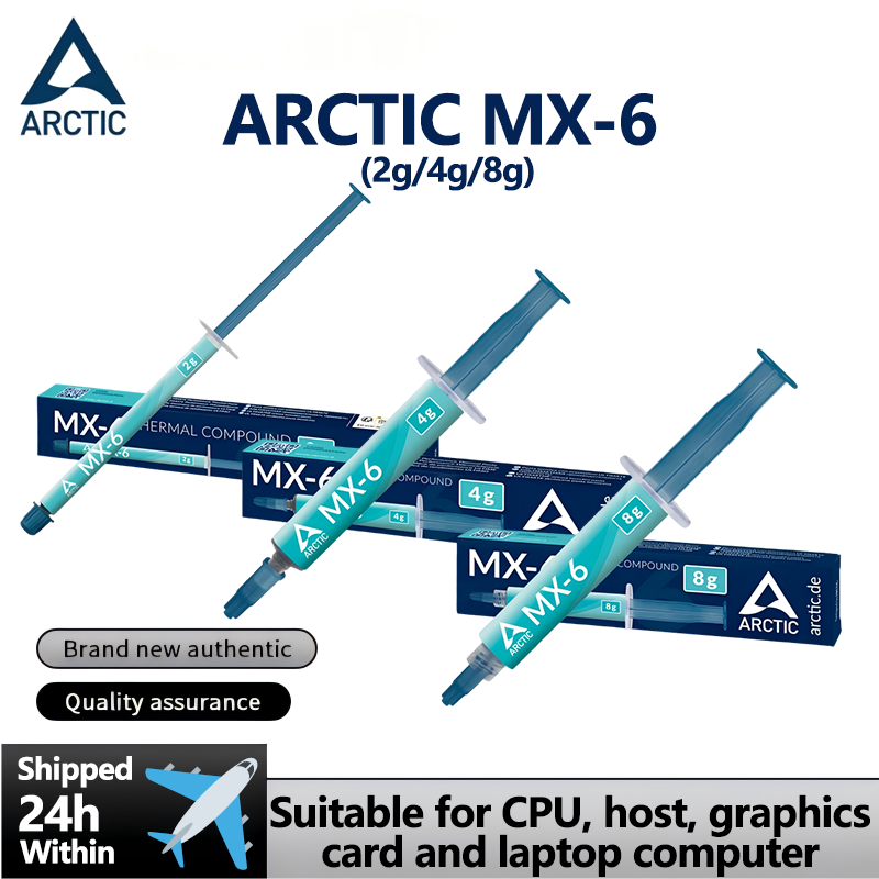 Thermal Paste - ARCTIC MX-6 (2g/4g/8g) معجون حراري عالي