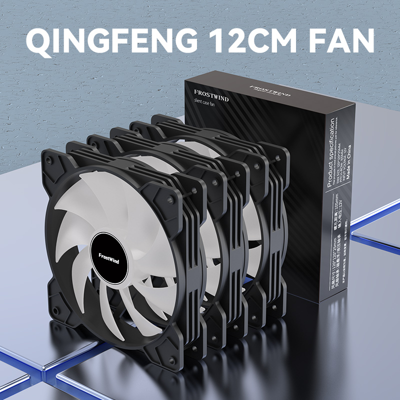 Gpu Cooler - مروحة هيكل SilentEdge12v 12 سم، مروحة