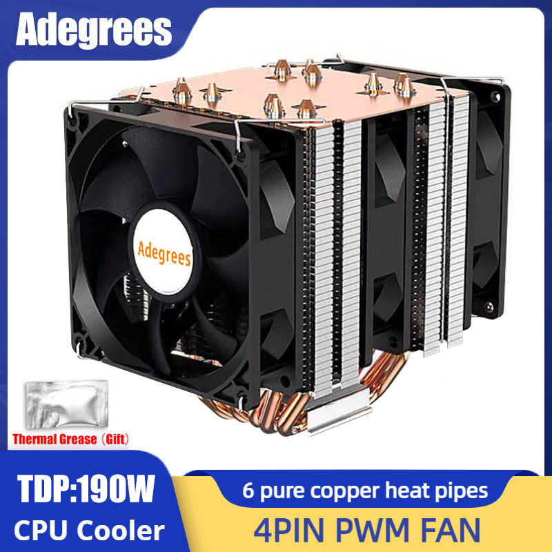 Cpu Heatsink - 6 أنابيب الحرارة وحدة المعالجة المركزية
