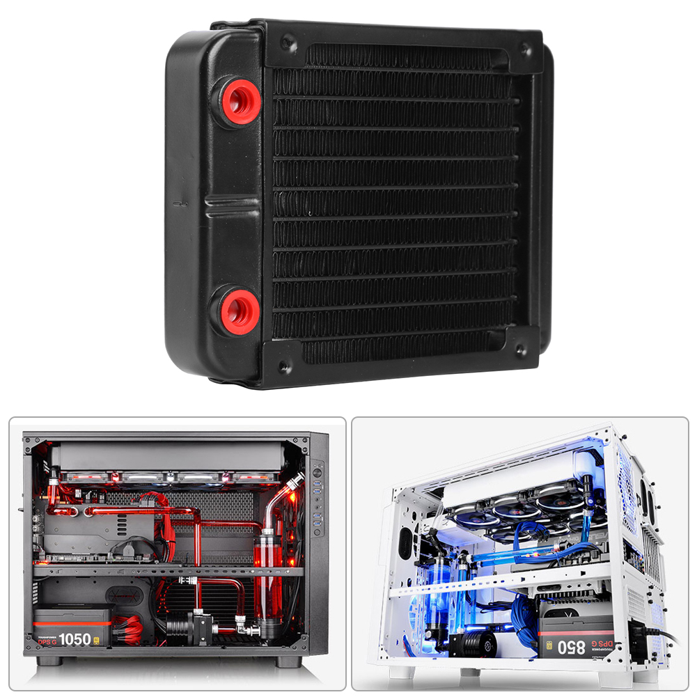 Aio Liquid Cooler - مبرد مياه 120 مم بخيوط G1/4،