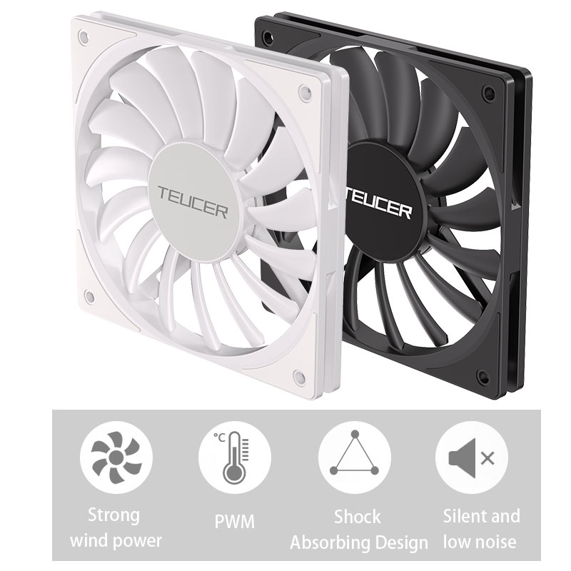 TEUCER TE-12012 مروحة تبريد رف - مراجعة Gpu Cooler وسعره