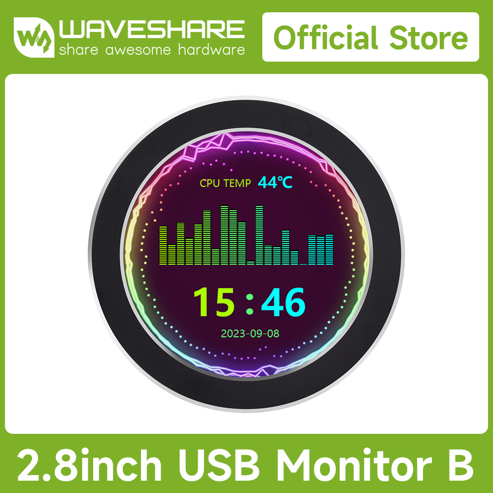 شاشة Waveshare 2.1 / 2.8 / 3.4 - مراجعة Cpu Cooler وسعره