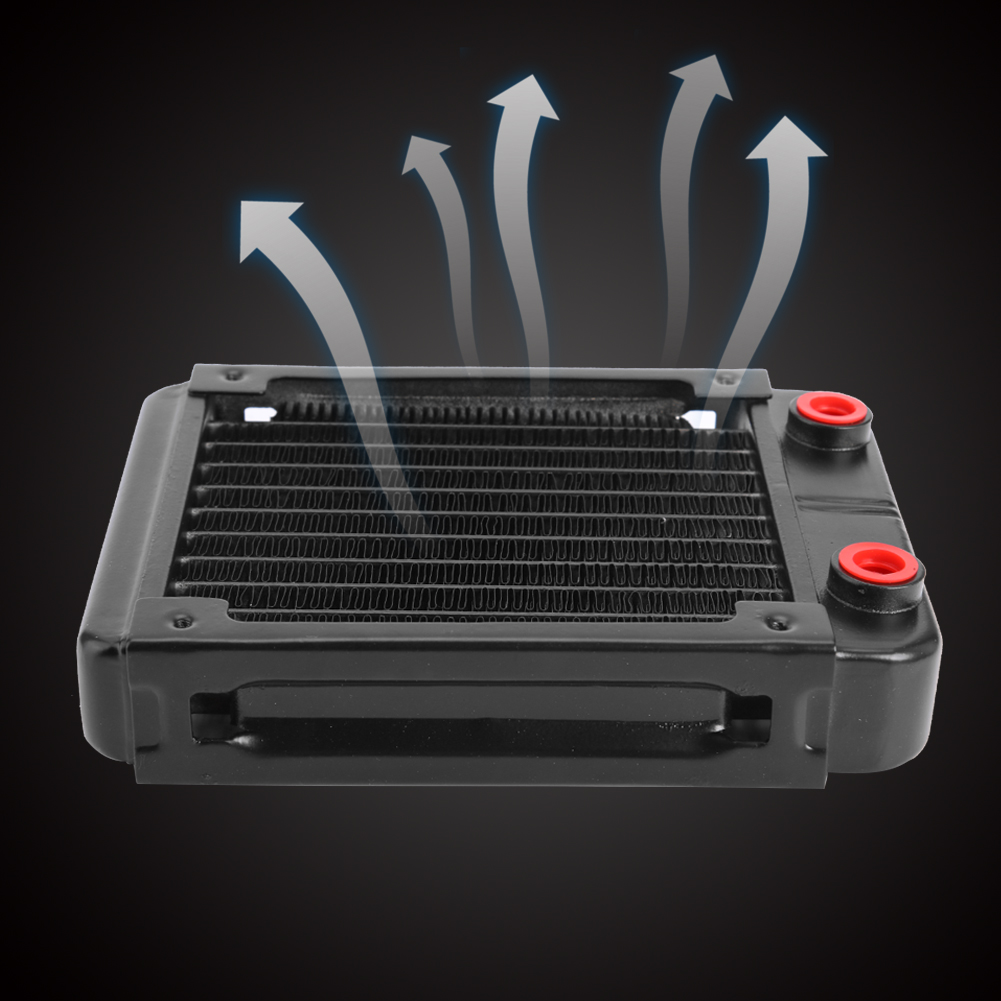 مبرد مائي 120 مم بخيوط G1/4، م - مراجعة Aio Liquid Cooler وسعره