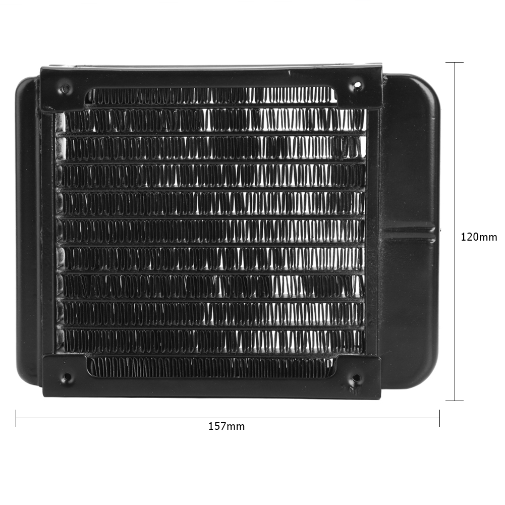 مبرد مائي 120 مم بخيوط G1/4، م - مراجعة Aio Liquid Cooler وسعره