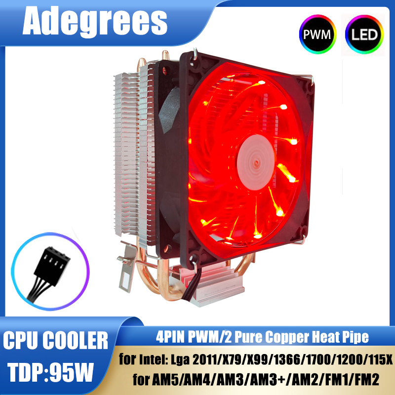 2 أنابيب الحرارة وحدة المعالجة - مراجعة Cpu Heatsink وسعره