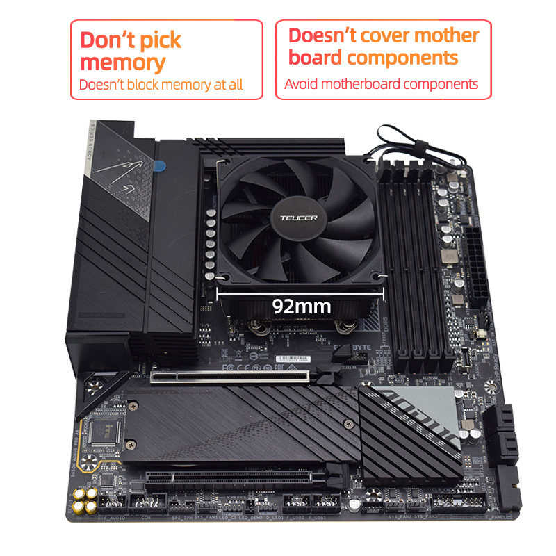 Teucer ارتفاع 45 مللي متر وحدة - مراجعة Cpu Heatsink وسعره