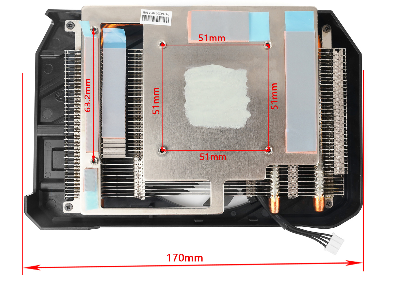 95 مللي متر gaa8s2 h GPU بطاقة - مراجعة Gpu Cooler وسعره