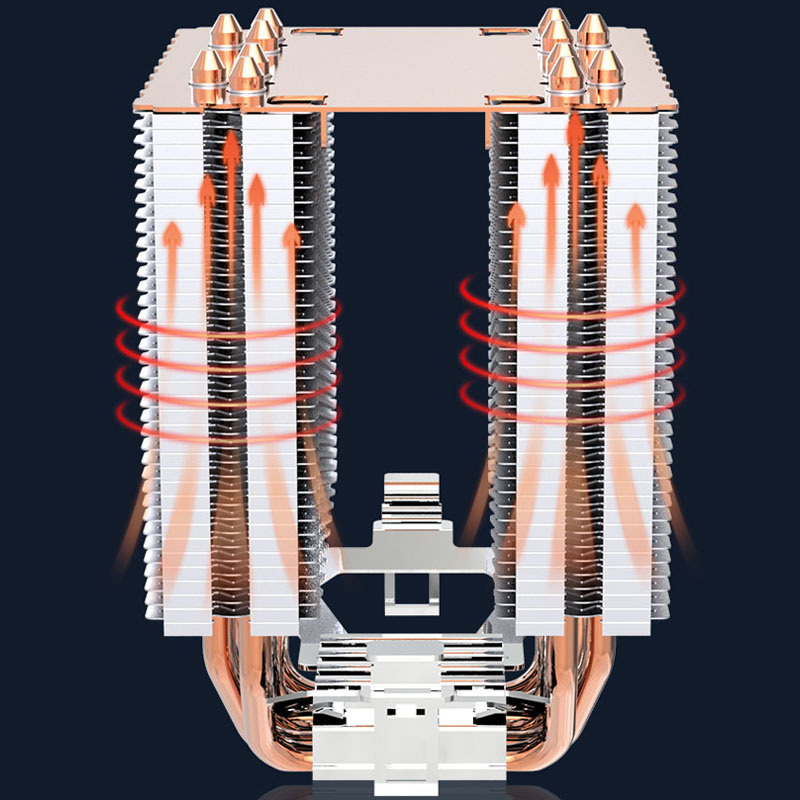 6 أنابيب الحرارة وحدة المعالجة - مراجعة Cpu Heatsink وسعره