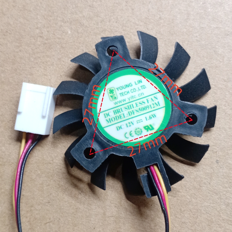 1 قطعة جديد ل DFS500912L DFS50 - مراجعة Cpu Fan وسعره