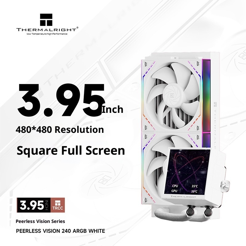 شاشة LCD مربعة IPS مقاس 3.95 ب - مراجعة Aio Liquid Cooler وسعره