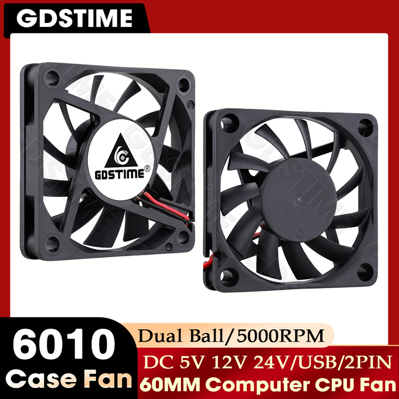 مروحة GDSTIME 60 ملم 24 فولت 1 - مراجعة Gpu Cooler وسعره