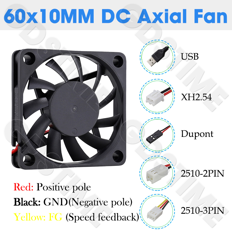 مروحة GDSTIME 60 ملم 24 فولت 1 - مراجعة Gpu Cooler وسعره