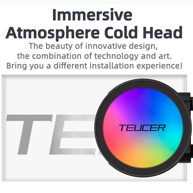 TEUCER AF-120 مبرد مياه 12 سنت - مراجعة Aio Liquid Cooler وسعره