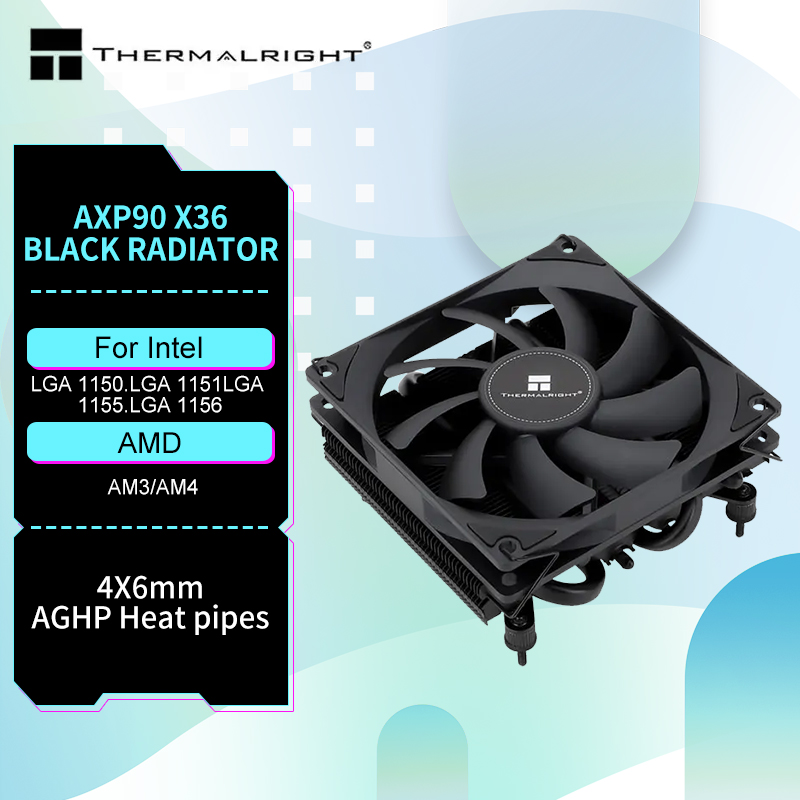 Thermalright AXP-90 X36 الأسود - مراجعة Air Cooler Cpu وسعره