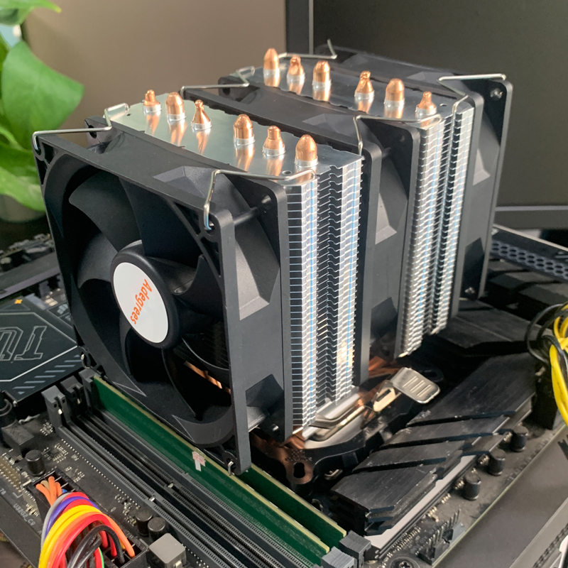 مبرد هوائي للمعالج بـ 6 أنابيب - مراجعة Cpu Heatsink وسعره