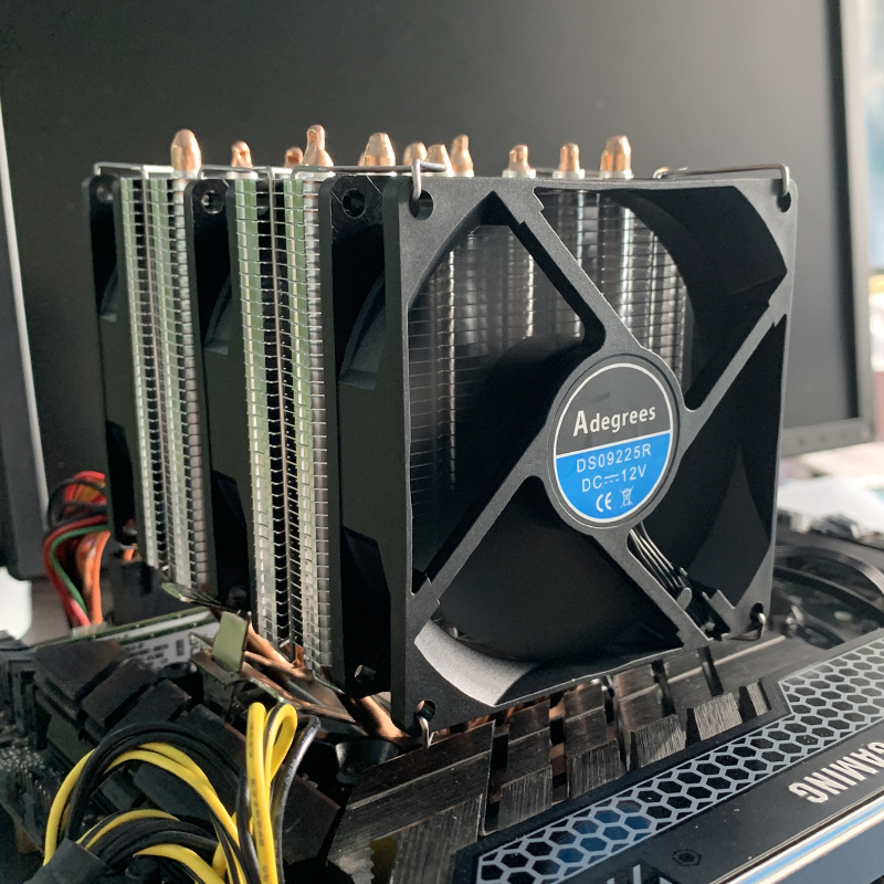 مبرد هوائي للمعالج بـ 6 أنابيب - مراجعة Cpu Heatsink وسعره