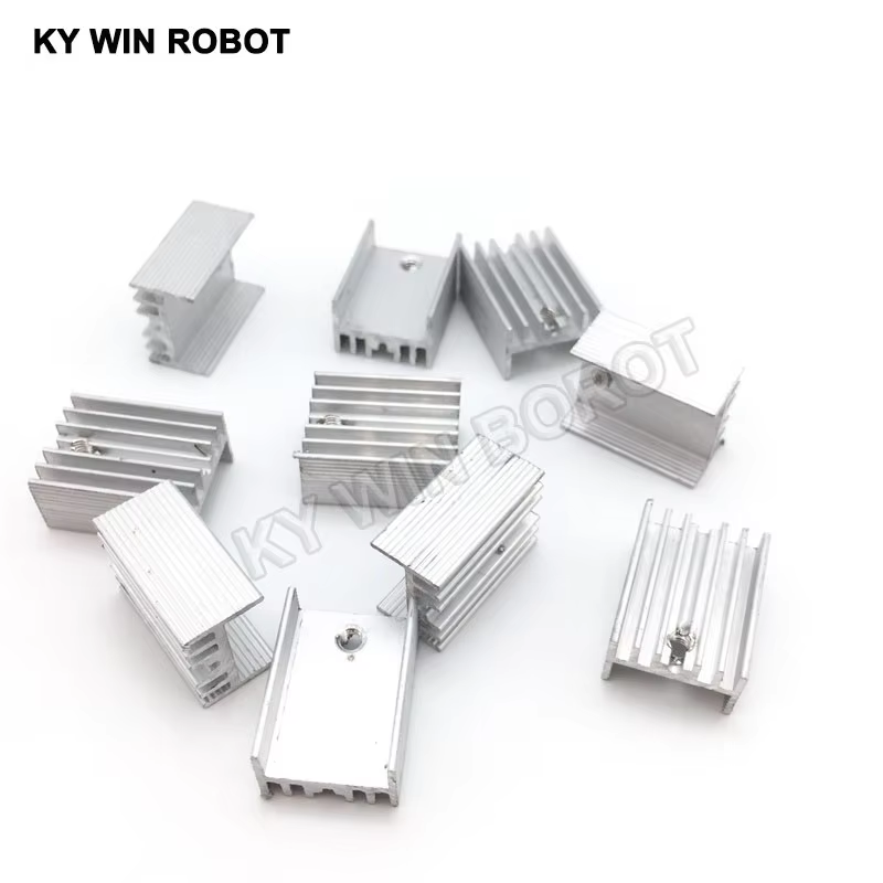 10 قطعة الألومنيوم TO-220 المب - مراجعة Heatsink وسعره